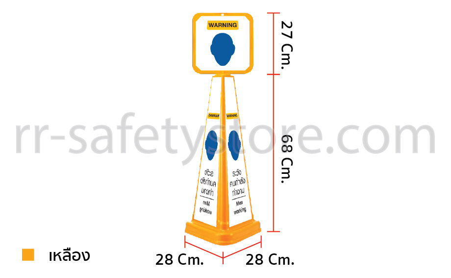 ป้ายตั้งพื้น ป้ายเตือน ราคาถูก