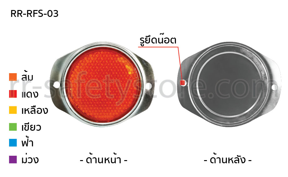 ทับทิมสะท้อนแสง ติดรถ ราคาส่ง