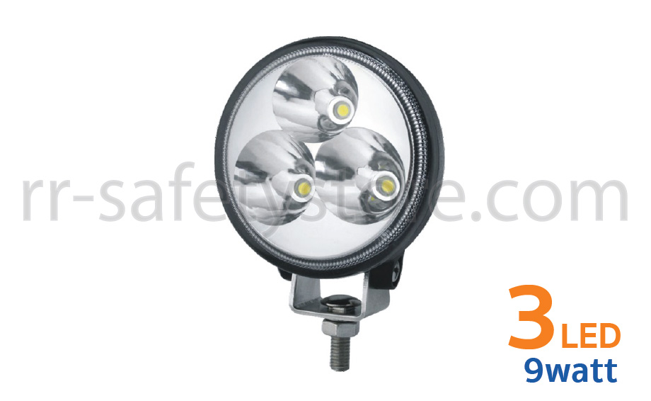 ไฟสปอร์ตไลท์ led 12V ติดรถยนต์ กลม 9W