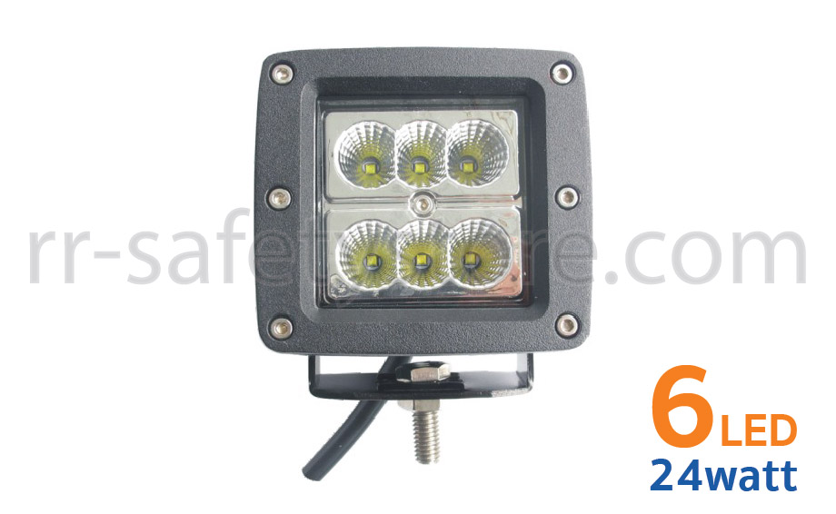 ไฟสปอร์ตไลท์ LED 12V ติดรถยนต์ 4x4 ออฟโรด 24W