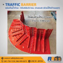 กำแพงกั้นน้ำท่วม ส่วนโค้งด้านนอก ราคาถูก